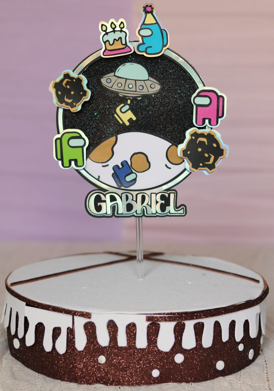 Cake topper "Spazio"