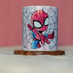 Tazza con spidey disegnato