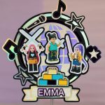 Cake topper Huntrix - Primo piano