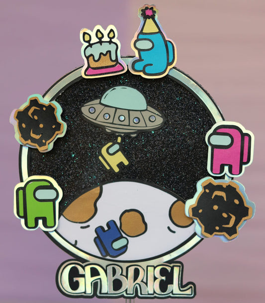 Cake topper "Spazio"